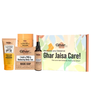 magic soap+ toner+ cream + sunscreen