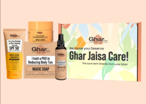 magic soap+ toner+ cream + sunscreen