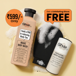free black glove + body wash